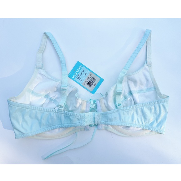 Vintage 36D Faux Leather Lace-up Bra - Picture 2 of 5